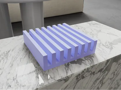 Minimalistic Square Soap Bar Holder