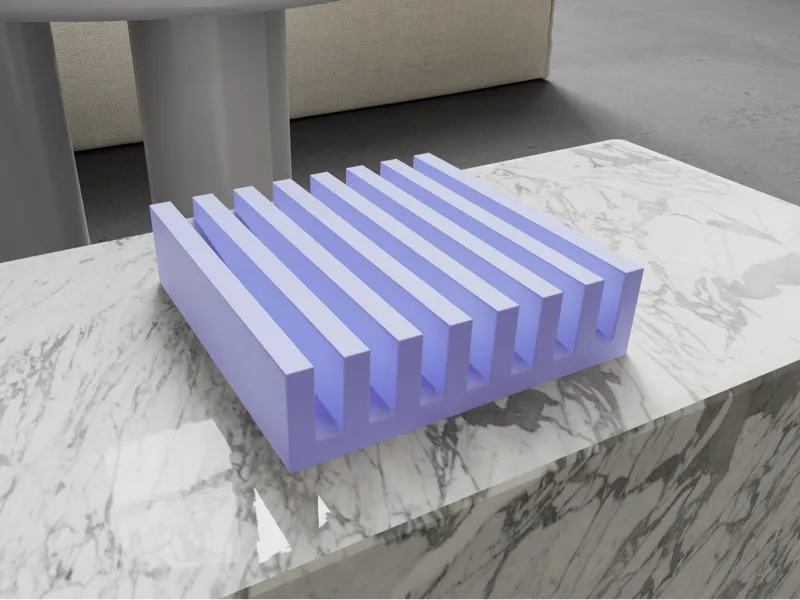 Minimalistic Square Soap Bar Holder