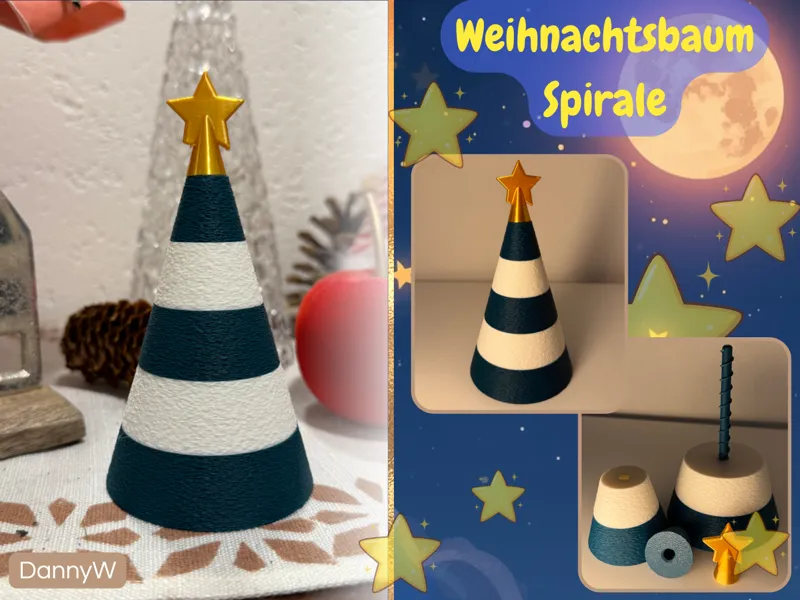 Weihnachtsbaum Spirale
