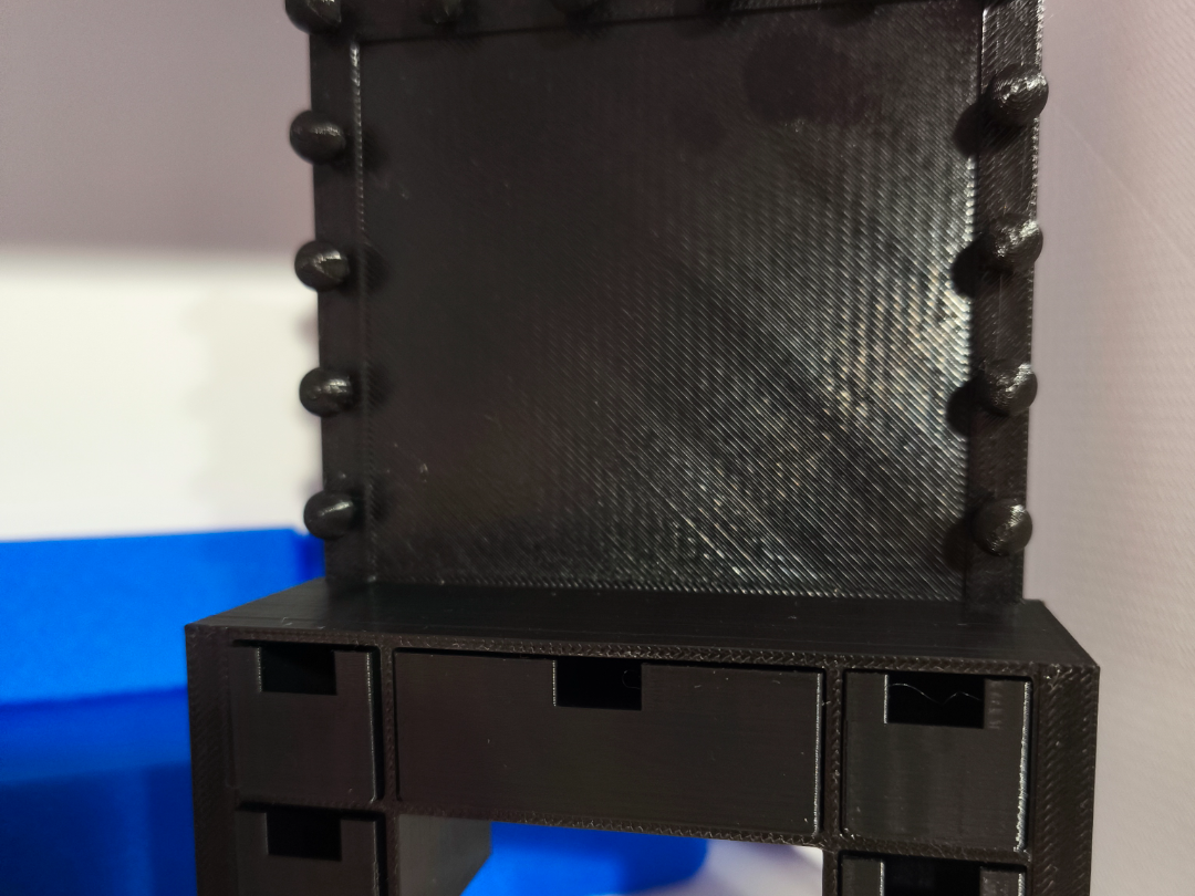 Large dressing table with mirror for dolls