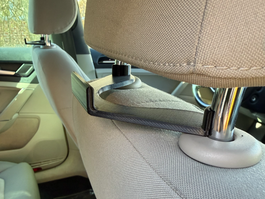 Tablet holder for neckrest