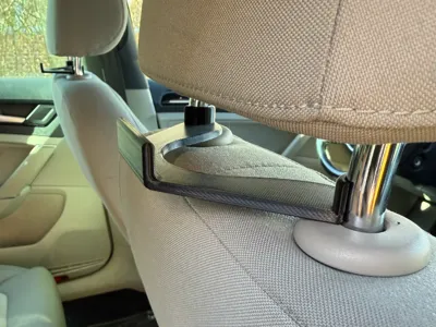 Tablet holder for neckrest