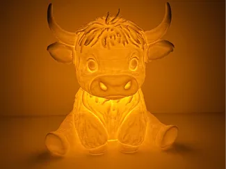 Highland Cow Tealight Holder