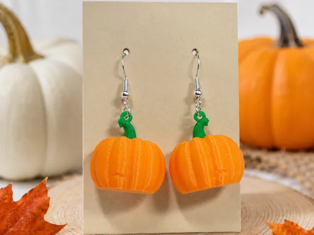 Pumpkin earrings