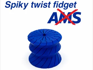 spike twist fidget