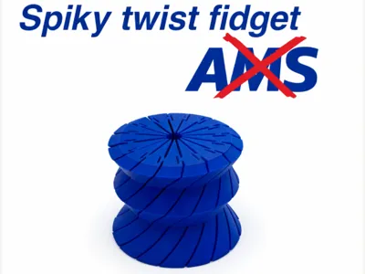 spike twist fidget