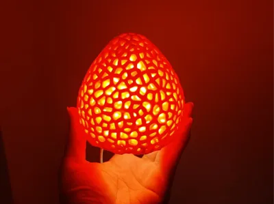 Luminous egg in the sky