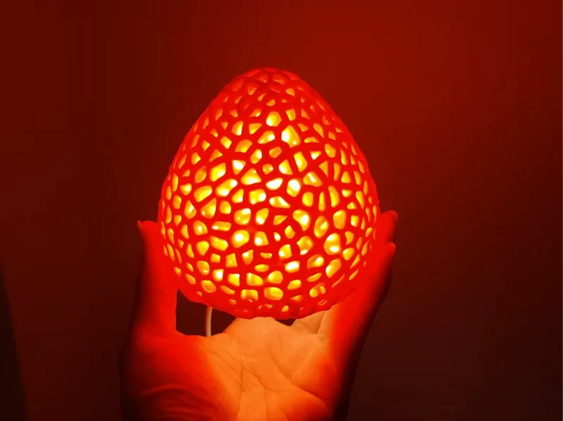 Luminous egg in the sky
