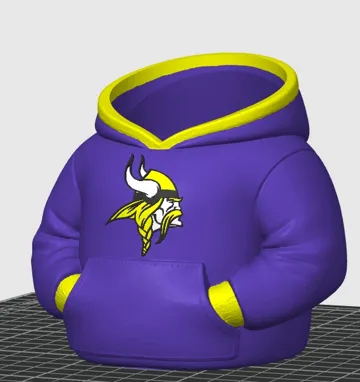 Letrero o emblema decorativo: MINNESOTA VIKINGS HOODIES CAN COOLERS / KOOZIES — vista de referencia 5