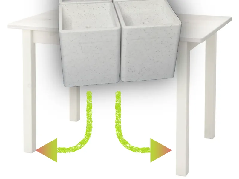 IKEA SUNDVIK Table Risers