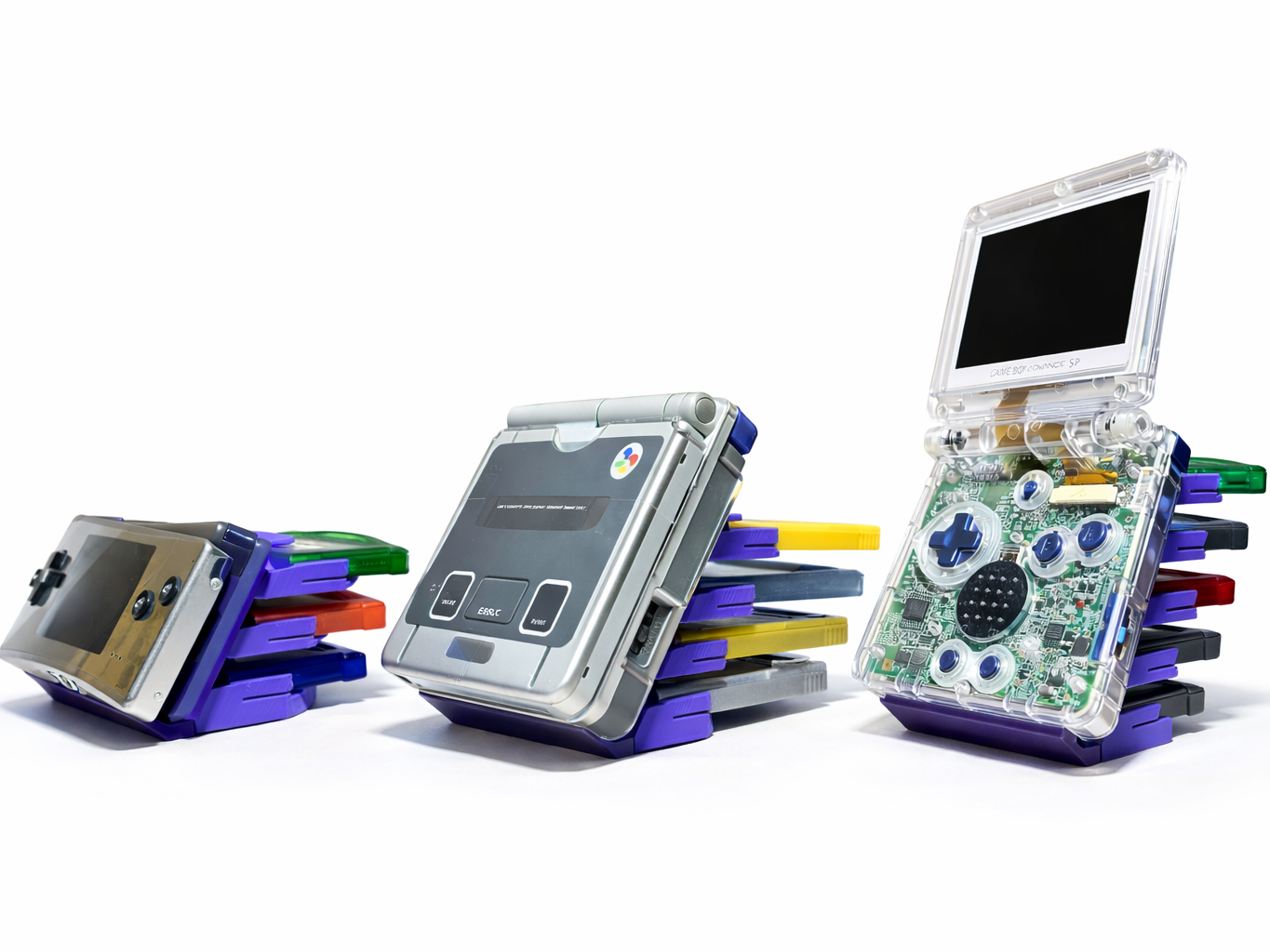 GBA SP, GB Micro, Nintendo DS Stand & Games Holder