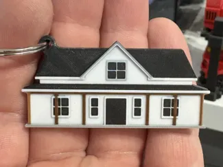Farmhouse keychain
