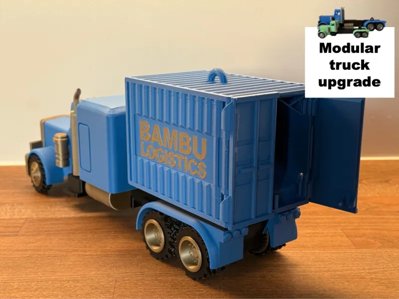 Container snap-on upgrade v2 for Truck
