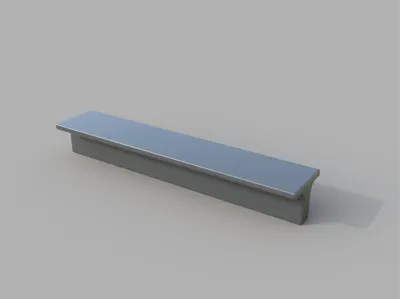 Ikea HACKÅS  replica standardized to 96mm spacing