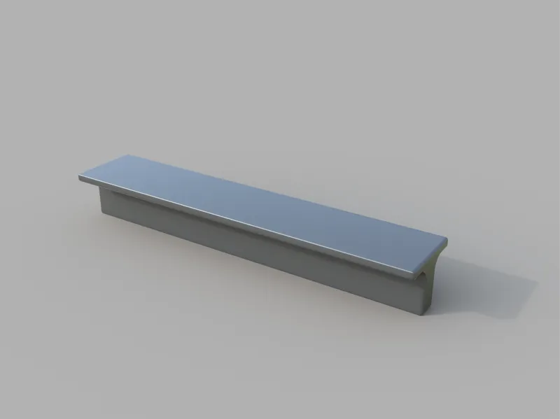 Ikea HACKÅS  replica standardized to 96mm spacing