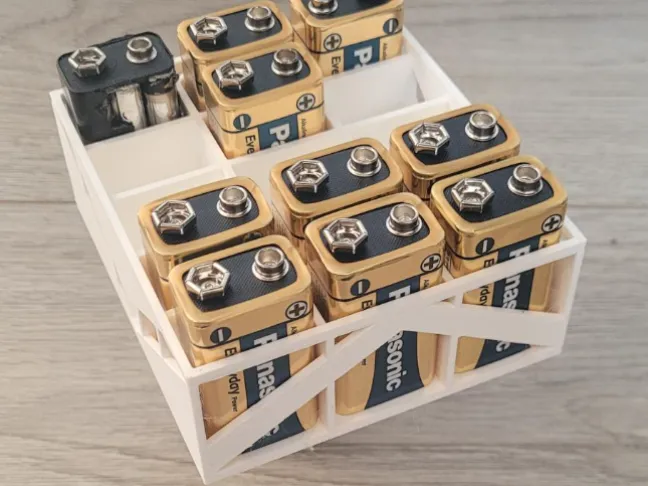 9v battery holder 15x