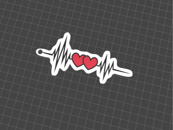 i love best keychain for valentines day