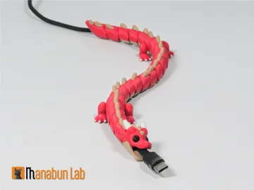 Adorno temático: Snap-Fit Cable Dragon — vista de referencia 5