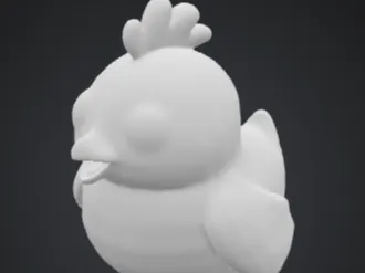 Petit poulet pour fin de bobine