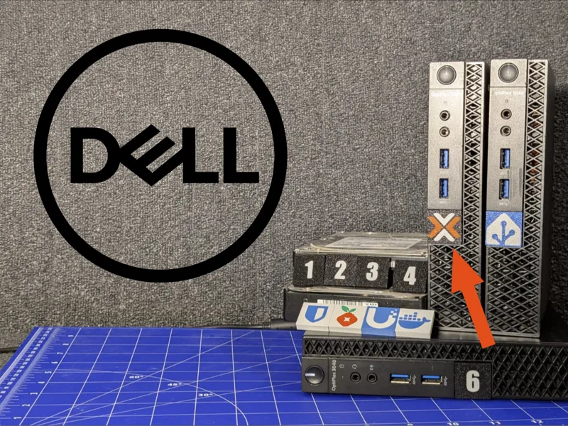 Dell Optiplex Micro Custom Logos