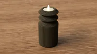 Shiro Candle Holder 72 x 140 mm