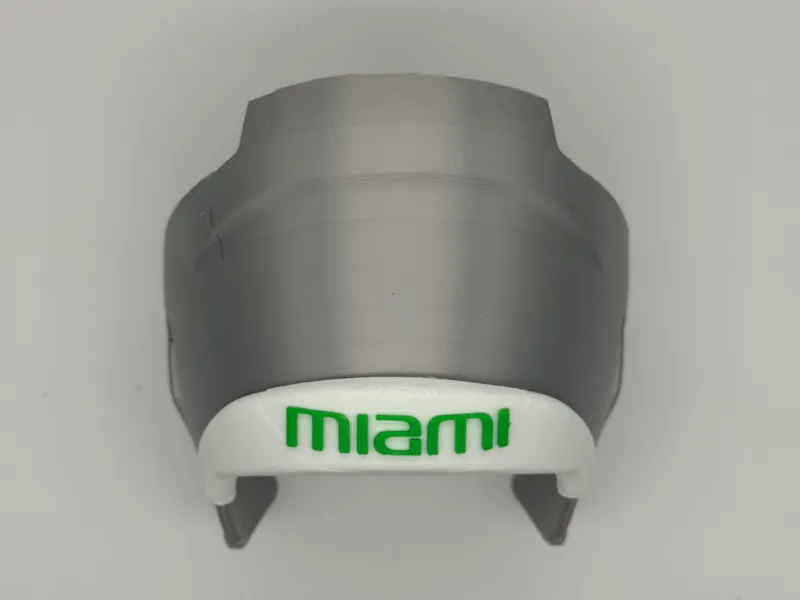 Miami Hurricanes Mini Helmet Bumpers