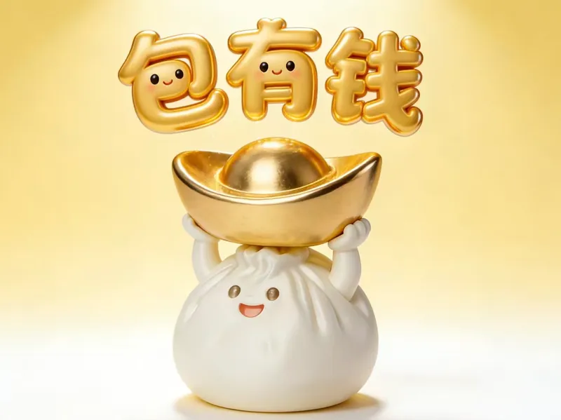 【原创首发】“包有钱”招财小摆件  | 一盘出 & 逐件打印 | 治愈系桌面好物