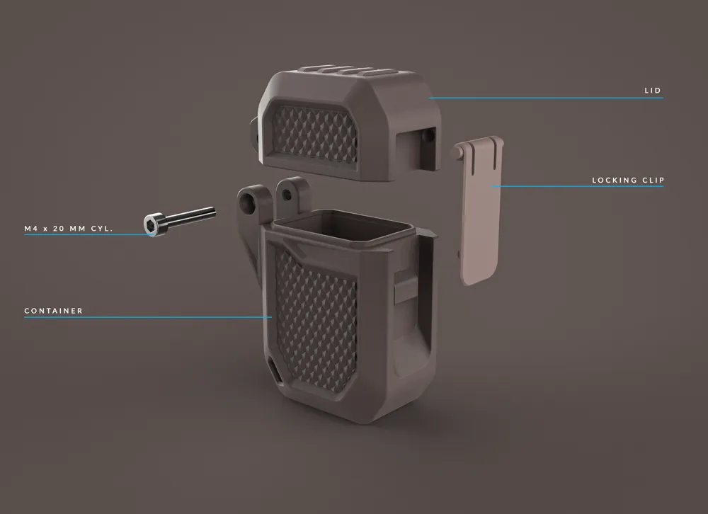 Hiking Container - Robust and Waterproof - Free 3D Print Model - MakerWorld