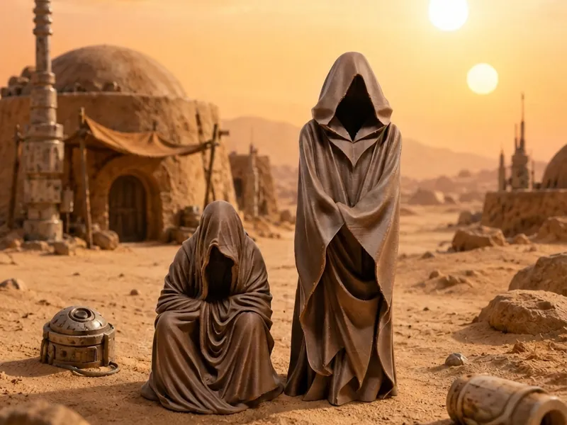 Star wars les esprits Jedi details fins