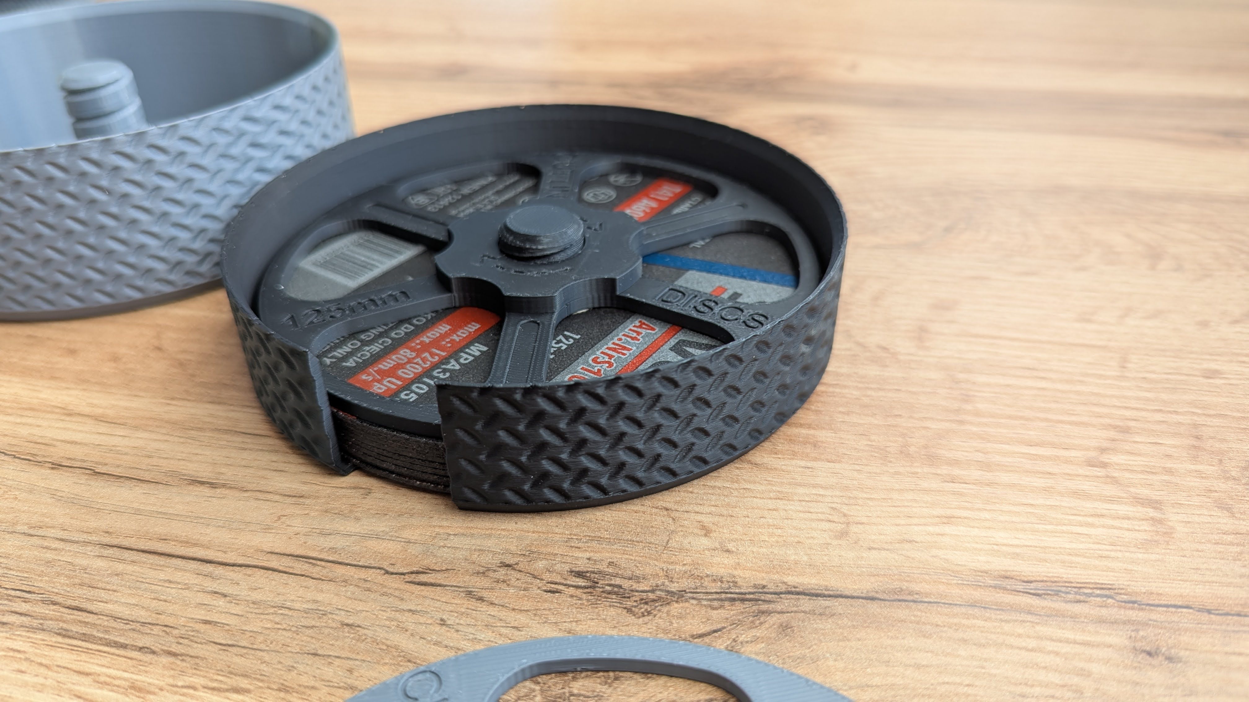 125mm (5 inch) Cutting Disc Storage Box / improved - 1