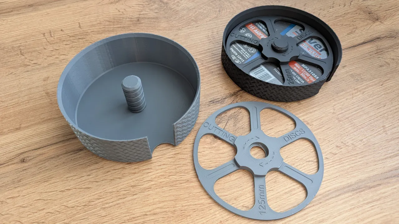 125mm (5 inch) Cutting Disc Storage Box / improved view 3