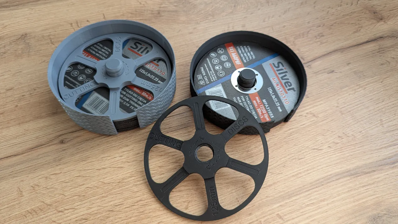 125mm (5 inch) Cutting Disc Storage Box / improved view 2