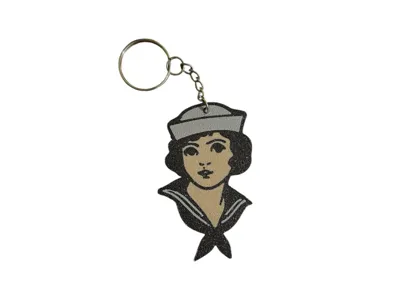 sailor girl tattoo keychain