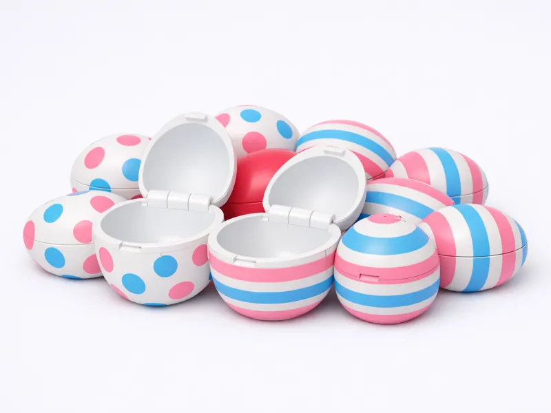 Multicolor Easter Egg openable with AMS and no AMS