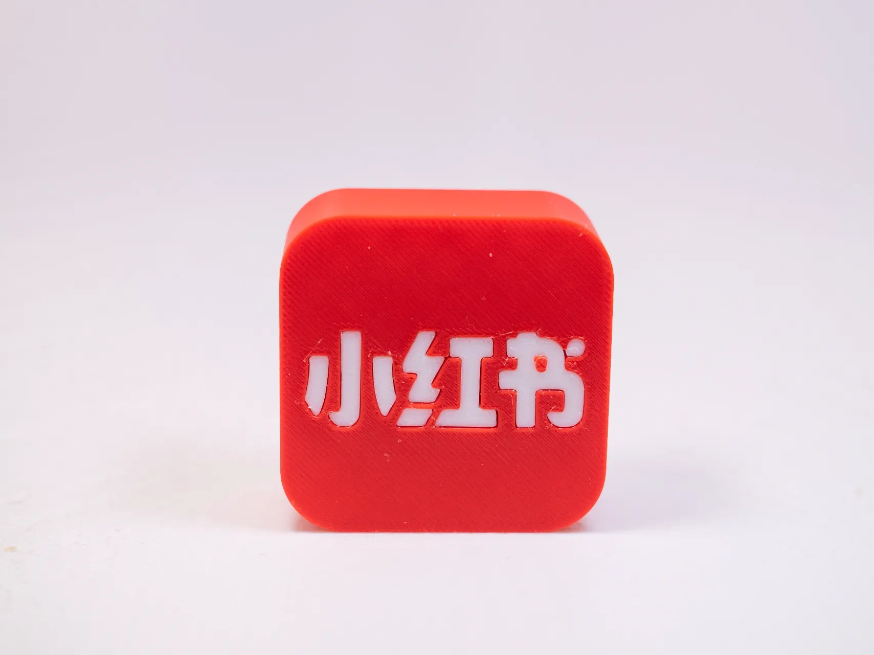 小红书logo摆件