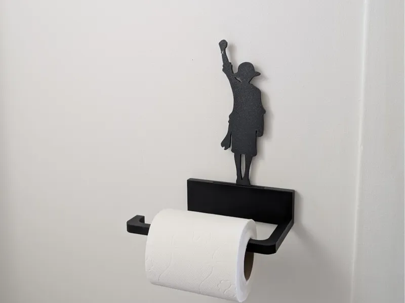 Luffy Silhouette Toilet Paper Holder - One Piece