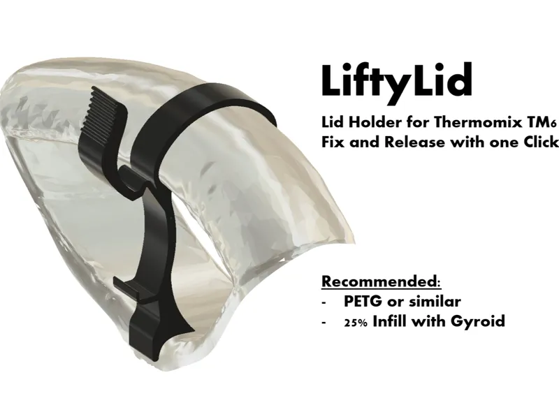 LiftyLid - Thermomix TM6 Deckel Halter