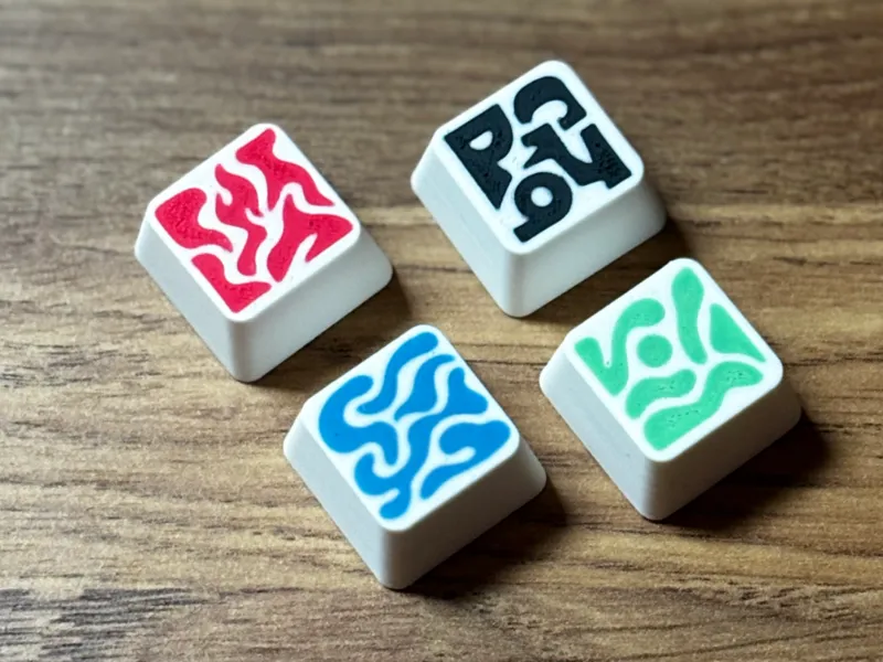 Keycaps Abstract Elements