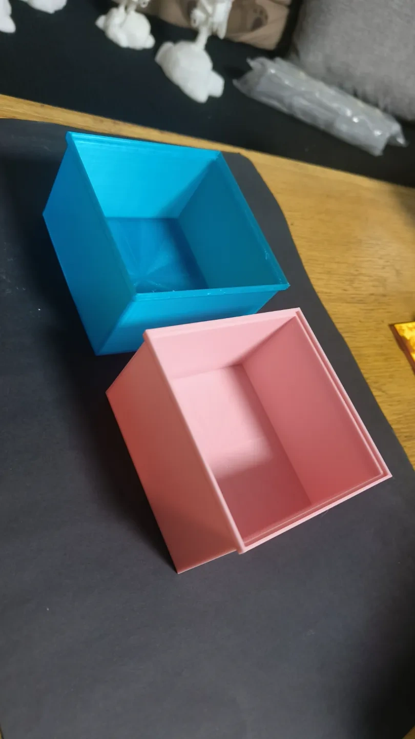 Miniatura 2 do modelo 3D 可堆叠储物盒 储物盒 超轻储物盒 收纳 收纳盒
