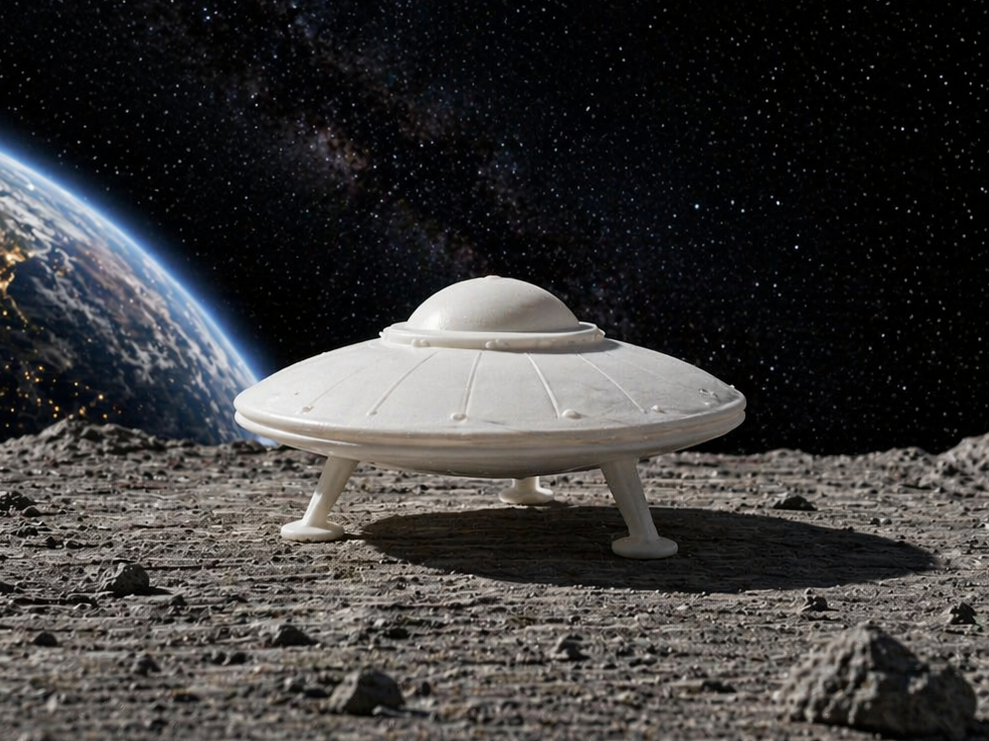 UFO from Space - Alien's vehicle - Decor