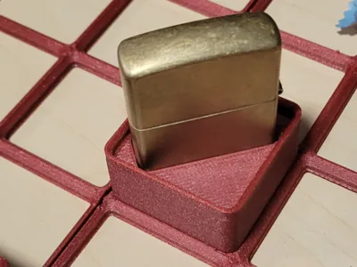 Gridfinity Zippo Holder 1x1