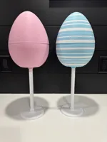 Striped Easter Egg
