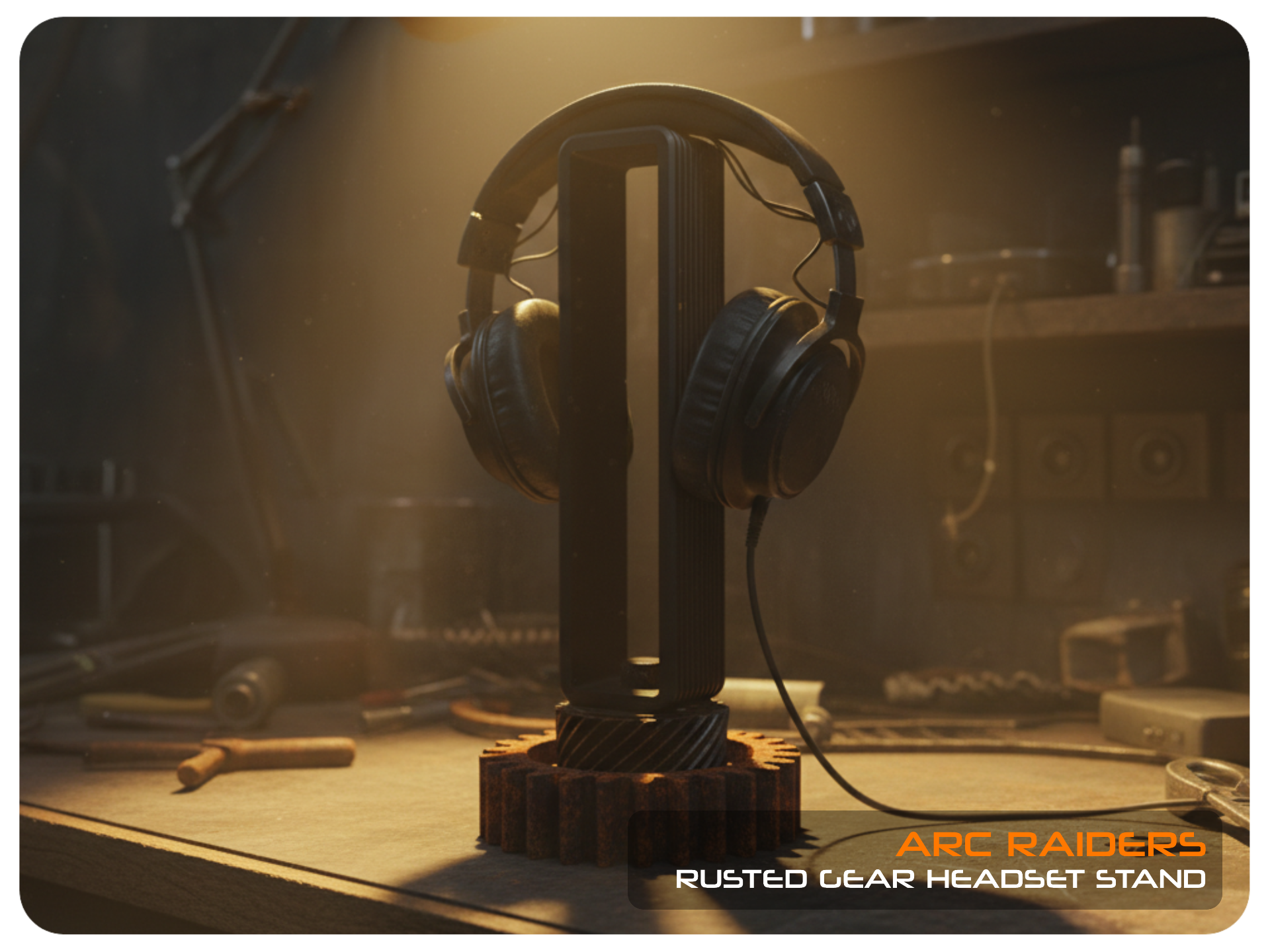 ARC Raiders - 'Rusted Gear' Headset Stand
