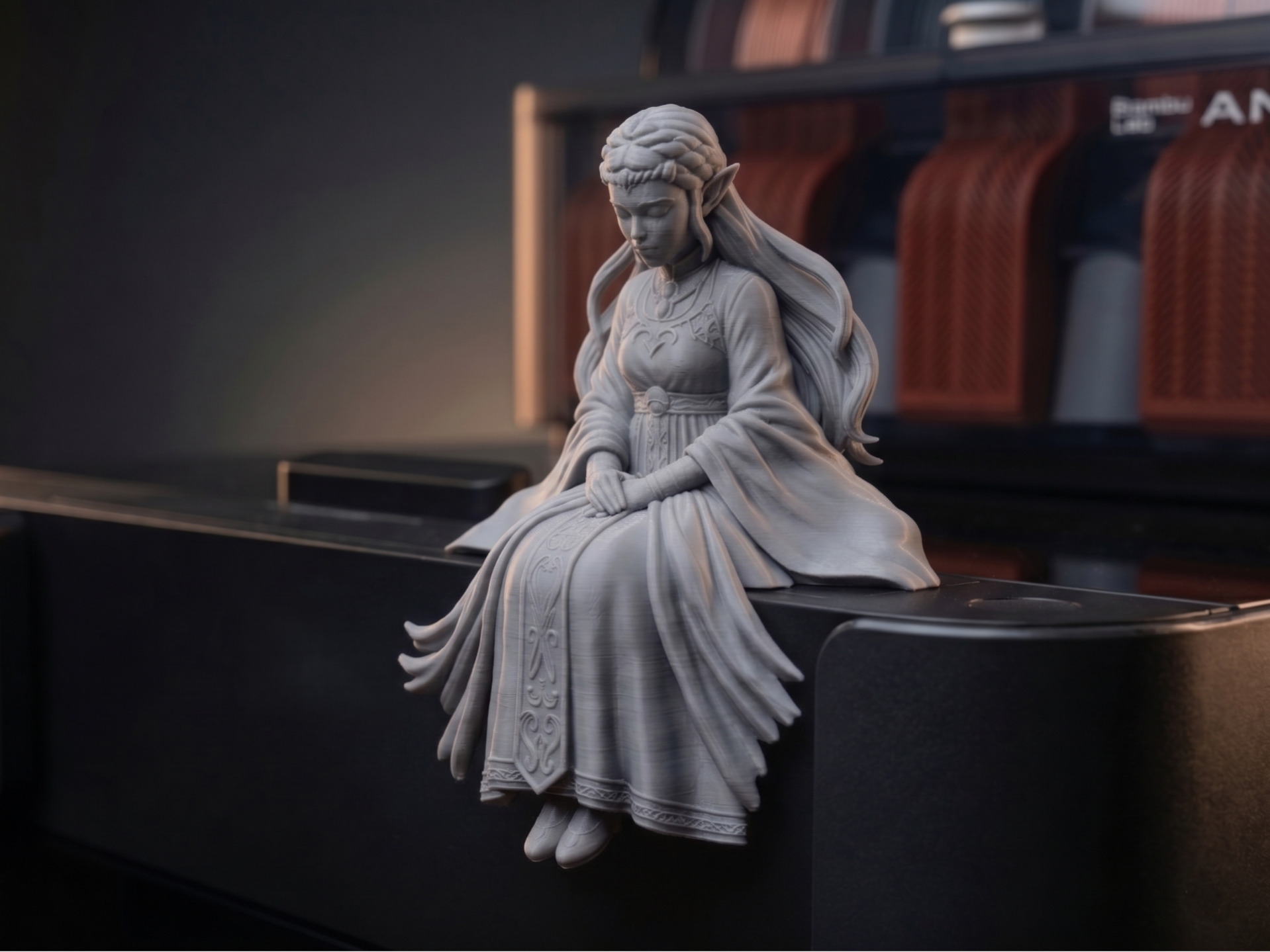Elegantly Seated Zelda - Monitor Buddy