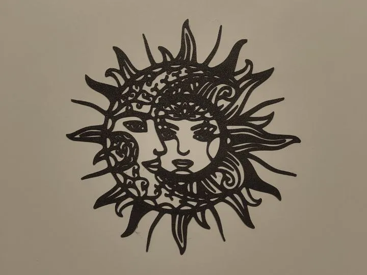 Décoration murale Lune et Soleil