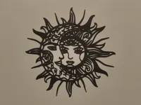 Décoration murale Lune et Soleil — photo 1