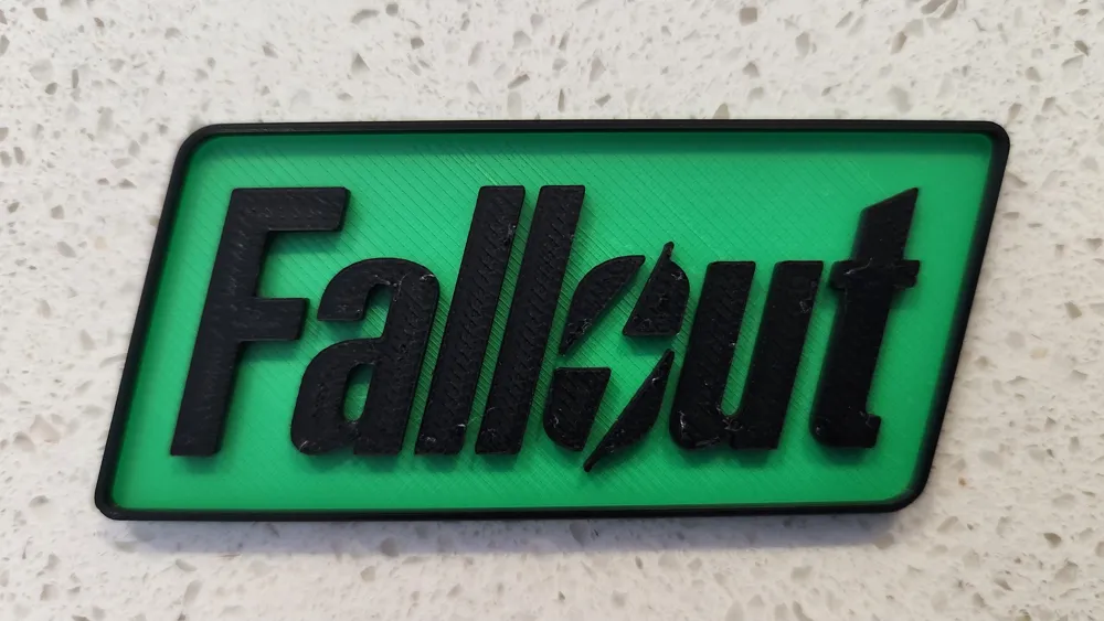 Fallout Logo - Free 3D Print Model - MakerWorld