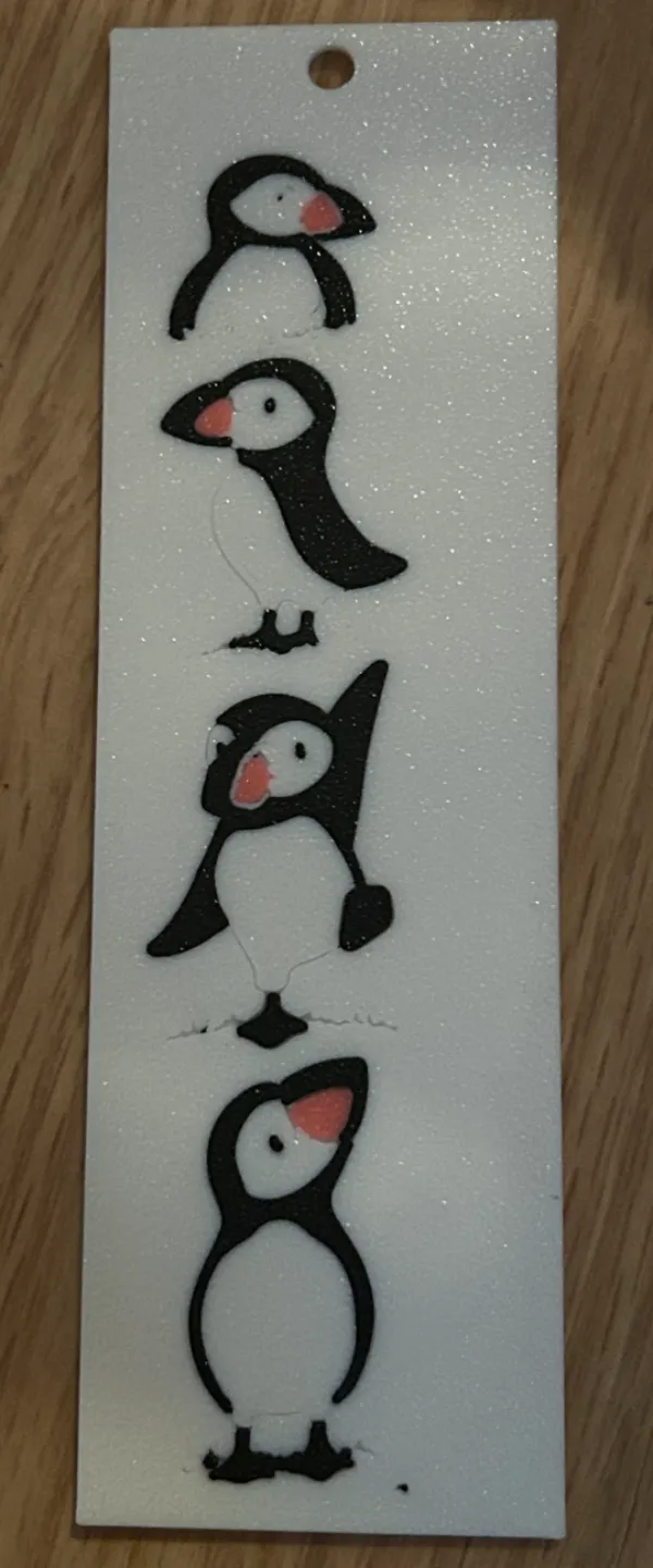 Puffin bookmark