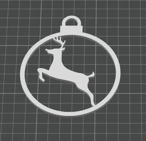 reindeer, christmas ornament