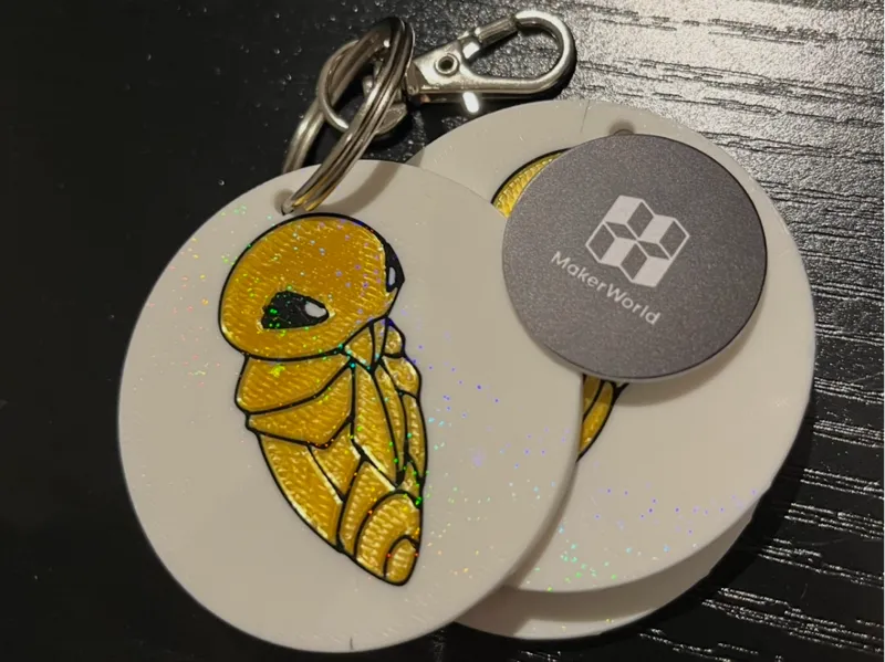 Kakuna Pokemon NFC Keychain
